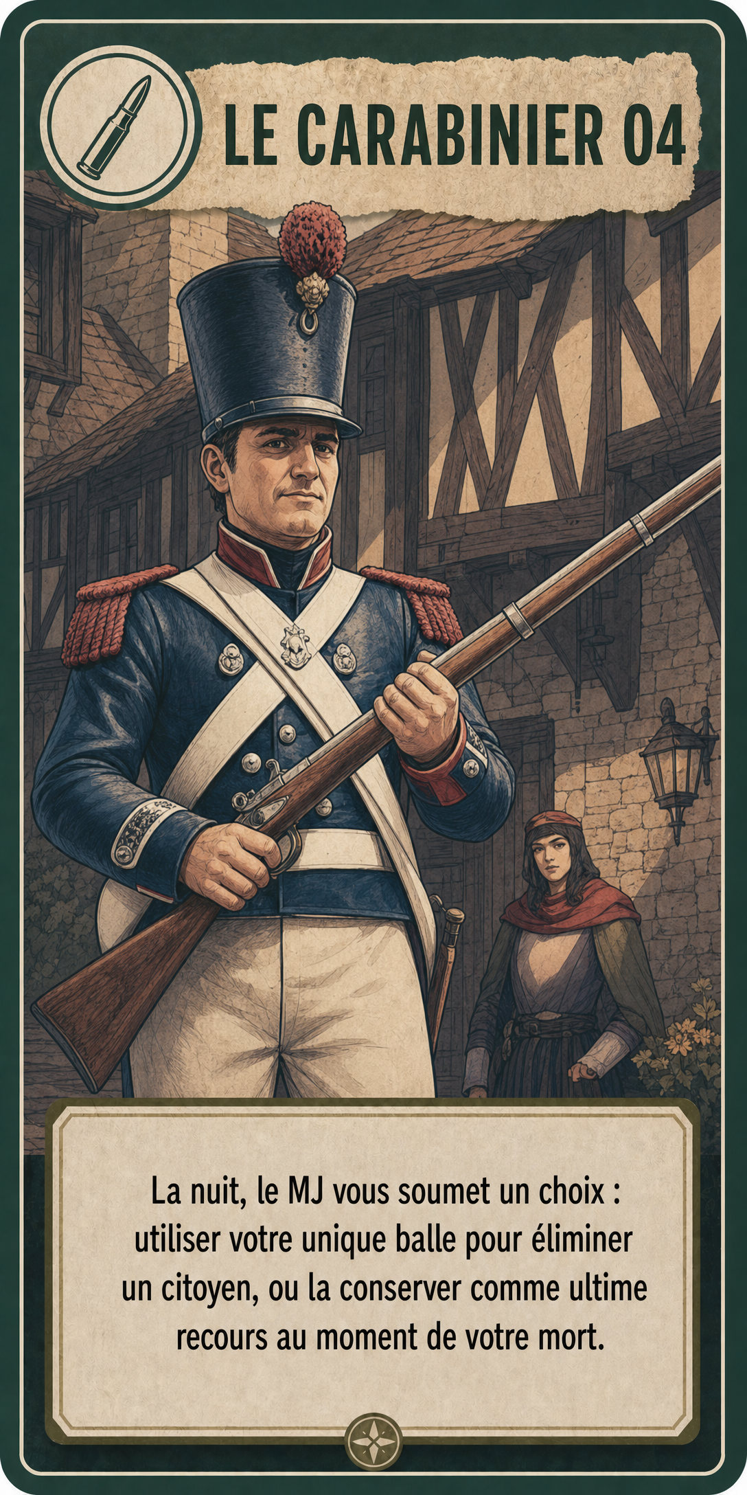 Carte de rôle Le Carabinier
