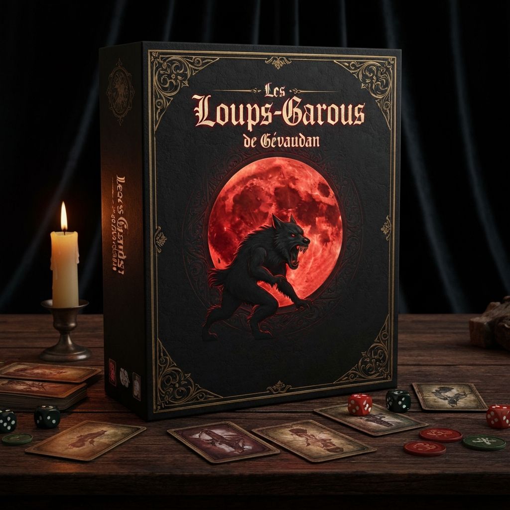 Boîte du jeu Les Loups-Garous de Gévaudan